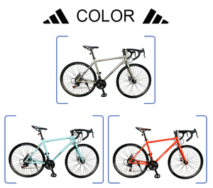 2022 MTBGOO Fábrica Barata 700C Bicicleta de Carretera de <span class=keywords><strong>Gravel</strong></span> de Aleación de Aluminio 21 Velocidades Freno de Disco - Product Image 3
