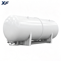 Réservoir de stockage cryogénique horizontal XF pour hélium liquide, cuve sous pression, isolation multicouche super vide, 10 m, 1 MPa
