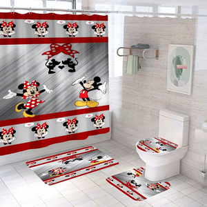 Juego <span class=keywords><strong>de</strong></span> <span class=keywords><strong>Baño</strong></span> <span class=keywords><strong>de</strong></span> Diseño <span class=keywords><strong>de</strong></span> Lujo - Cortina <span class=keywords><strong>de</strong></span> Ducha Impermeable <span class=keywords><strong>de</strong></span> Poliéster con 12 Ganchos y Tapete <span class=keywords><strong>de</strong></span> <span class=keywords><strong>Baño</strong></span> Antideslizante - Logotipo Personalizado 72x72 pulgadas - Product Image 1