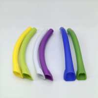 Embouts d'aspiration dentaire en bec de canard Ouwen, deux tailles disponibles, forte aspiration, autoclavables, vente en gros OEM
