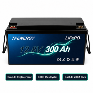 Batería de Ciclo Profundo de Fosfato de Hierro y Litio TPENERGY 12.8V 300Ah, Celdas de Grado A, 8000 Ciclos, Almacenamiento de Energía para el Hogar - Product Image 1