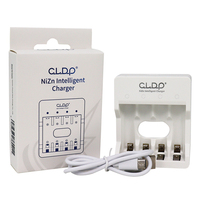 Nouveau design 4 emplacements 2 emplacements Accessoire de chargeur intelligent spécialisé pour piles AA et AAA rechargeables NIZN