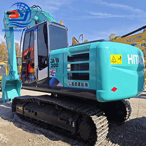 Excavatrice d'occasion de marque japonaise HItachi ZX200 en excellent état, 20 tonnes, excavatrice sur chenilles de taille moyenne HItachi ZX200-3 ZX200-5 ZX200-6 à vendre - Product Image 2