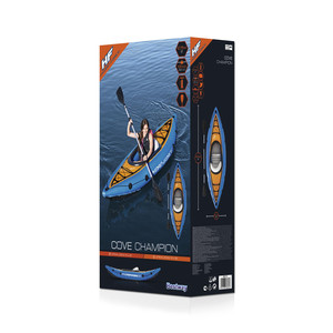 3 Buồng Hơi Màu Xanh Dương 65115 Thủy Lực 275Cm X 81Cm 1 Người Thuyền Ca Nô Câu Cá Lạch Thuyền <span class=keywords><strong>Kayak</strong></span> Đơn Bơm Hơi Cho 1 Người - Product Image 3