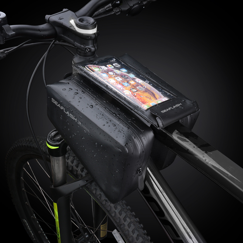 Рама для мобильного телефона с сенсорным экраном 6,5 дюйма, водонепроницаемая велосипедная сумка, велосипедная передняя корзина, прочные велосипедные сумки Pannier