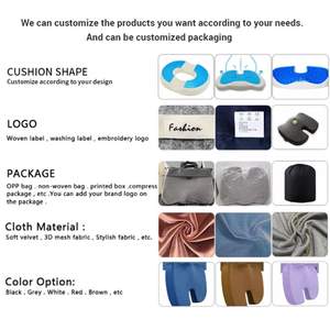 Coussin orthopédique <span class=keywords><strong>antidérapant</strong></span> en mousse à mémoire de forme, pour siège nid d'abeille, 1 pièce, siège, fauteuil - Product Image 3