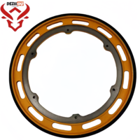 Rueda de Fricción para Pasamanos de Escalera Mecánica KONE Giant, 497*30mm, 6 Orificios, Polea de PU, Pieza de Repuesto para Escalera Mecánica