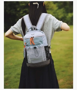 Mochila Unisex de Nailon TOUGH SLHS, 20-37L, Diseño Panelado, Ligera, Asa Suave, Cierre de Cremallera, Uso Diario Informal, Puerto USB para Computadora - Product Image 5