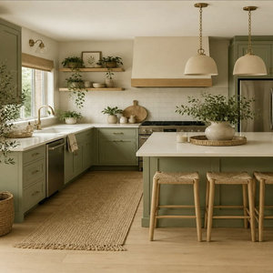 Set di Mobili da Cucina Moderni su Misura YALIG ODM con Scaffalature Aperte per Ristrutturazione Casa - Product Image 2