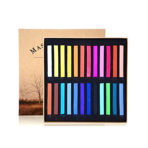 Pastelli Morbidi Quadrati Bview Art Artist, 24 Colori Non Tossici - Product Image 1