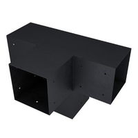 Heavy Duty 2x4 Pergola Toit Support Post Faisceau Connecteur Réglable Triangle Support Structure 2 "x 4" Acier/Métal Montage Meubles