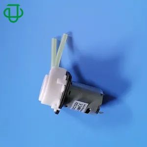 JU DC 12V/24V小型液体分配瓶灌装计量泵蠕动泵水泵