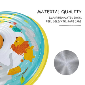 Enfants classique jouet <span class=keywords><strong>dessin</strong></span> <span class=keywords><strong>animé</strong></span> multicolore manuel rotatif Gyro main pression tirant chaîne métal <span class=keywords><strong>toupie</strong></span> - Product Image 4