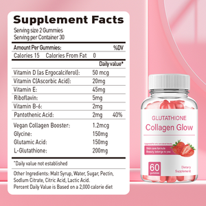 LIFEWORTH Supplément de peptides de collagène à la vitamine C gommeux pour la croissance des cheveux et la santé de la peau des ongles - Product Image 2