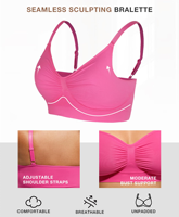 HEXIN Nuevo Sujetador Deportivo Sin Costuras para Mujer, Top de Yoga para Fitness