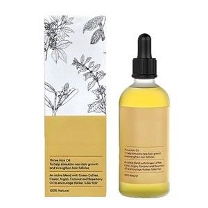 Aceite Capilar Orgánico 100% Natural de Marca Privada para el Crecimiento del Cabello, Tratamiento Vegano Reparador con Romero, Aceite Capilar Anticaída - Product Image 1
