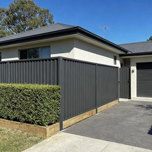 รั้ว<span class=keywords><strong>ระแนง</strong></span>ไม้เทียม WPC สำหรับ<span class=keywords><strong>ภายนอก</strong></span>บ้าน สวน ฟาร์ม ทำเองได้ พร้อมเสาอะลูมิเนียม ประตูรั้ว และแผงรั้ว - Product Image 2