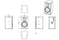 Subwoofer étanche AG V10 1000W avec contrôle par application ou bouton, stéréo/mono pour home cinéma ou karaoké (Sources ponctuelles)