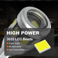 Ampoule LED T10/194, bleue, éclairage automobile, éclairage intérieur