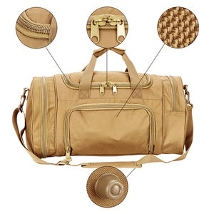 Sac de sport pliable léger et imperméable, sac de voyage portable pour week-end ou nuitée avec compartiment à chaussures pour bagage à main - Product Image 2