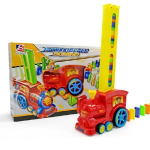 Jouet de Coordination œil-main pour enfants, en plastique Abs, électrique, 60 pièces, ensemble de Train dominos - Product Image 2