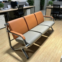 Chaise d'attente d'aéroport multi-usages 3-5 places la plus vendue, banc de salle d'attente pour banque, canapé pour bureau