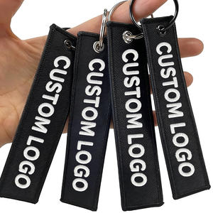 Llavero Promocional IDEA GIFT con Logotipo Personalizado, Bordado a Doble Cara, de Poliéster Impermeable, para Regalo en Eventos - Product Image 1