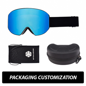 <span class=keywords><strong>Masque</strong></span> de <span class=keywords><strong>ski</strong></span> HUBO 197D UV400 avec système magnétique, verres cylindriques, anti-buée, compatible <span class=keywords><strong>OTG</strong></span>, pour le cyclisme et les activités de plein air, personnalisable - Product Image 6