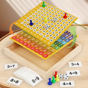 CPCCE Tablero de Ajedrez Magnético de Madera Dos <span class=keywords><strong>en</strong></span> Uno para Multiplicaciones, Juego Educativo de Matemáticas y Pensamiento Lógico para <span class=keywords><strong>la</strong></span> Primera Infancia - Product Image 1