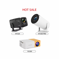 Proyektor Mini HY300 Pro Android 11 Smart 2GB RAM 16GB ROM 160 ANSI Lumens Mendukung 4K Short Throw Entertainment
