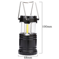 Lanterne pliable de camping, lumière LED super brillante, décoration extérieure, lanterne LED rechargeable d'urgence