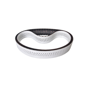 Tùy chỉnh 285L Trắng Silicone cao su thời gian vành đai lỗ liền mạch chống dính nhiệt-chống nhiệt độ cao OEM hỗ trợ - Product Image 5