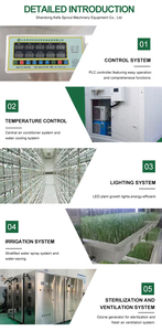 Hoàn toàn tự động thủy canh thức ăn gia súc thức ăn gia súc phát triển máy cho hệ thống trang trại & đậu nảy mầm nông nghiệp container - Product Image 5