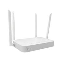 Modem Router ONU XPon Wifi AC1200 2025, Dualband Wifi5 2.4G 5G, 4 Port Gigabit RJ45, VoIP SC/UPC GPon EPon ONT dengan USB