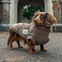 Vêtements pour animaux de compagnie OEM/ODM VPETBR, hiver/été, classiques, couleur unie, imperméables, écologiques, doublure en polaire, veste en coton, patchwork