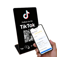 Carte de fonction TikTok NFC QR Code Carte d'évaluation 13.56 MHz Programmable Google Carte d'évaluation Réutilisable Google NFC