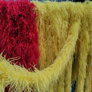 Buena calidad 3ply Feather Product Assurance Cheap Fluffy a Boa de plumas de avestruz para DIY Craft Costume Dancing Party Halloween