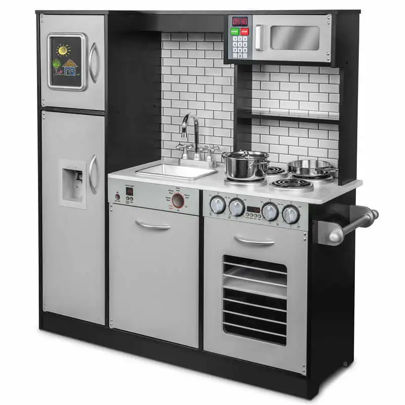 Laatste Aankomst Hout Kids Keuken Set Speelgoed Simulatie Realistische Mdf Baby Keuken Speelgoed Set Beste Amazon Educatief Speelgoed