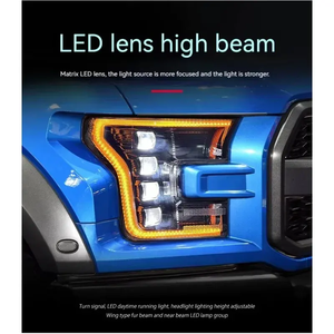 Faro Delantero LED DRL para Ford Raptor F150 2015-2020, Accesorios para Automóviles, 36 W, 6000 K, Ajuste Universal, Faro Delantero DOT, Venta al por Mayor - Product Image 4