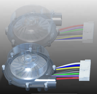 Souffleur d'air turbo sans balais WS7040 de 60 mm de diamètre, pression de 6,8 kPa, pour gonflables, ventilateur centrifuge DC 24 Vdc WONSMART avec driver
