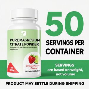 Polvo <span class=keywords><strong>de</strong></span> <span class=keywords><strong>citrato</strong></span> <span class=keywords><strong>de</strong></span> <span class=keywords><strong>magnesio</strong></span> puro personalizado <span class=keywords><strong>de</strong></span> fábrica OEM/ODM para mujeres y hombres Suplemento <span class=keywords><strong>de</strong></span> <span class=keywords><strong>magnesio</strong></span> con sabor a fresa y Lima - Product Image 4