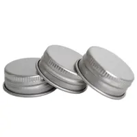 Bottle Lid Tin 3212# Wholesale Factory Price Metal Screw Bottle Aluminum Lid Containers Square Jars Metal Tin Cans For Tea