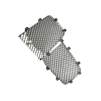 Nouveau pour Flying Spur 2014-2019, calandre de pare-chocs avant Flying Feeder, modèle ff en plastique