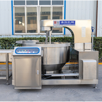 Machine de cuisson et de mélange planétaire industrielle Damatic 600L pour noix caramélisées, Ugali, Biryani, Khoya, Mawa, Halwa