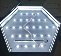 Bande LED RGB 12V avec contrôleur FPC, télécommande, CRI Ra80, 12 LED/m, substrat en aluminium, pour jardin et façonnage de formes