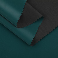Fabricants de cuir synthétique PU recyclé tissu spandex en polyester personnalisé tissu en cuir pour vêtements