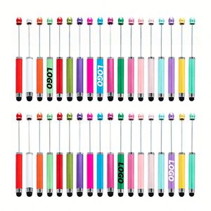DIY Beadable Pens Kit - <b>Beaded</b> Ballpoint Pens, Includes Refills & <b>Bags</b>, Black Ink, Cute Custom Pens for Gifts - Product Image 1