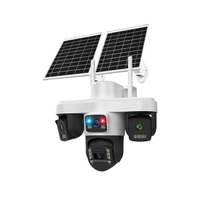 Cámara de Seguridad Goobsafe Solar de Bajo Consumo ICSEE 8MP CCTV IP66 Impermeable con Tarjeta SD
