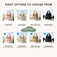 Sac isotherme pour lait maternel personnalisé OEM ODM sous marque privée, doublure thermique PEVA, en nylon, bandoulière, vente en gros