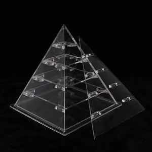 उच्च गुणवत्ता 3mm पारदर्शी एक्रिलिक पिरामिड बॉक्स